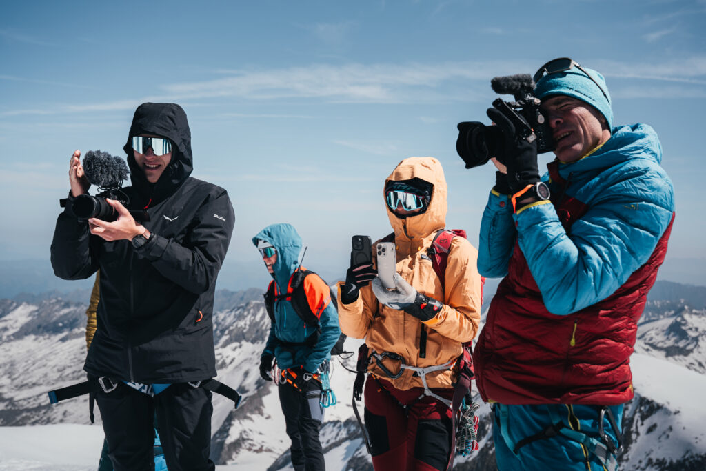 Content-Produktion auf dem Großvenediger