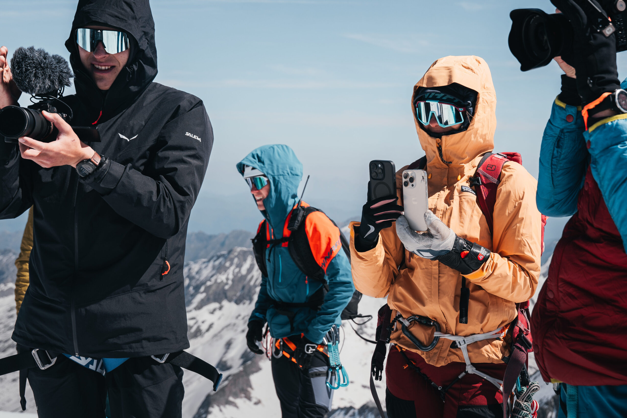 Content-Produktion auf dem Großvenediger